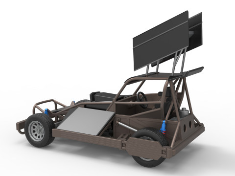 New Zealand Superstock car Version 2 Scale 1 to 25 3D Принт Модель