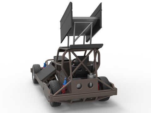 New Zealand Superstock car Version 2 Scale 1 to 25 3D Принт Модель