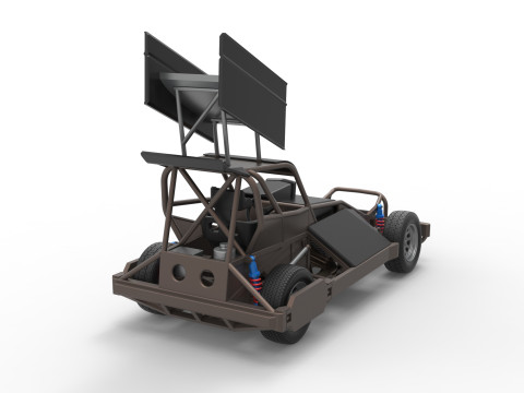 New Zealand Superstock car Version 2 Scale 1 to 25 3D Принт Модель