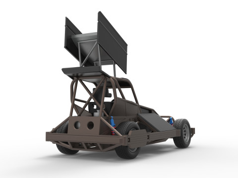 New Zealand Superstock car Version 2 Scale 1 to 25 3D Принт Модель