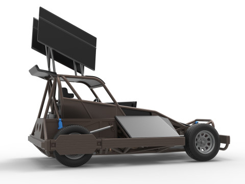 New Zealand Superstock car Version 2 Scale 1 to 25 3D Принт Модель
