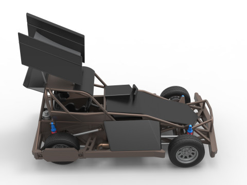 New Zealand Superstock car Version 2 Scale 1 to 25 3D Принт Модель