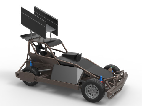 New Zealand Superstock car Version 2 Scale 1 to 25 3D Принт Модель