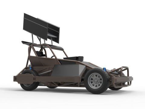New Zealand Superstock car Version 2 Scale 1 to 25 3D Принт Модель