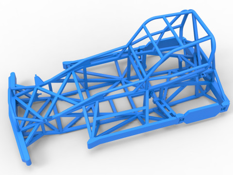 Frame of New Zealand Superstock car Version 2 Scale 1 to 25 3Dプリントモデル