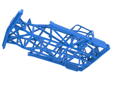 Frame of New Zealand Superstock car Version 2 Scale 1 to 25 3Dプリントモデル