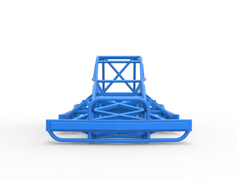 Frame of New Zealand Superstock car Version 2 Scale 1 to 25 3Dプリントモデル