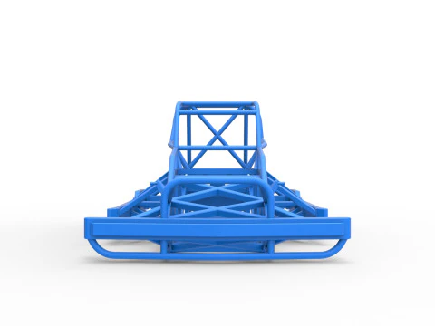 ニュージーランド スーパーストックカー バージョン 2 のフレーム スケール 1 ～ 25 3Dプリントモデル