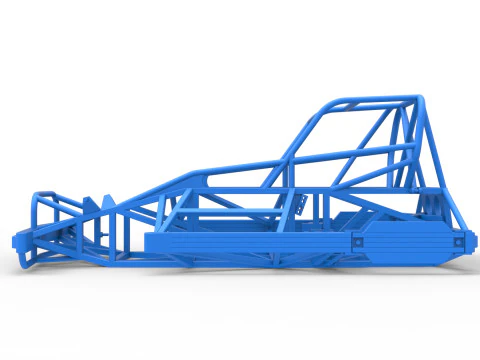 ニュージーランド スーパーストックカー バージョン 2 のフレーム スケール 1 ～ 25 3Dプリントモデル