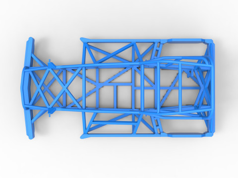 Frame of New Zealand Superstock car Version 2 Scale 1 to 25 3Dプリントモデル