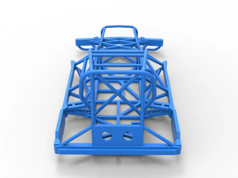 ニュージーランド スーパーストックカー バージョン 2 のフレーム スケール 1 ～ 25 3Dプリントモデル