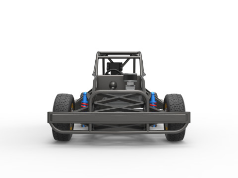 New Zealand Superstock car Base Version 2 Scale 1 to 25 3D प्रिंट मॉडल