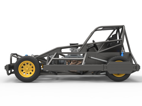 New Zealand Superstock car Base Version 2 Scale 1 to 25 3D प्रिंट मॉडल