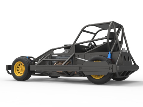 New Zealand Superstock car Base Version 2 Scale 1 to 25 3D प्रिंट मॉडल