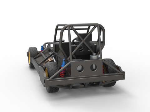 New Zealand Superstock car Base Version 2 Scale 1 to 25 3D प्रिंट मॉडल
