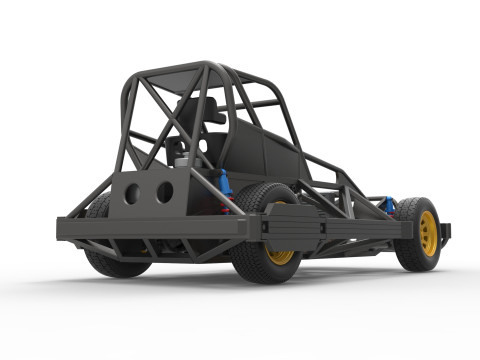 New Zealand Superstock car Base Version 2 Scale 1 to 25 3D प्रिंट मॉडल