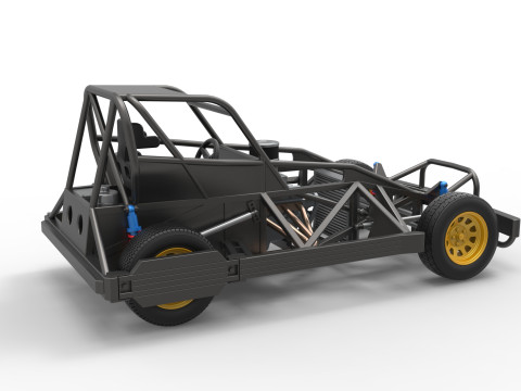 New Zealand Superstock car Base Version 2 Scale 1 to 25 3D प्रिंट मॉडल