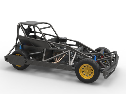 New Zealand Superstock car Base Version 2 Scale 1 to 25 3D प्रिंट मॉडल