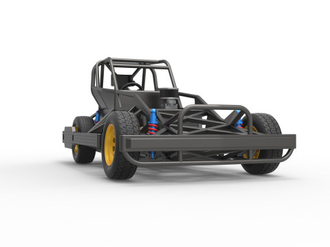 New Zealand Superstock car Base Version 2 Scale 1 to 25 3D प्रिंट मॉडल