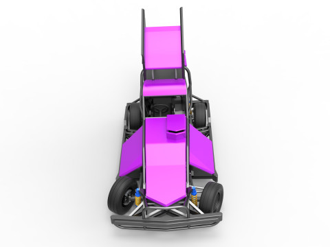 New Zealand Superstock car while turning Version 2 Scale 1 to 25 3D Print Model