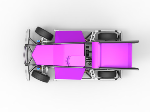 New Zealand Superstock car while turning Version 2 Scale 1 to 25 3D Print Model