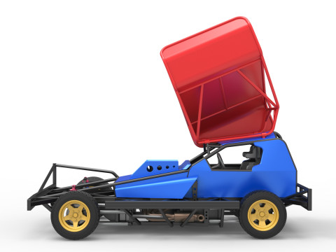 BriSCA Formula 1 Stock Car for Dirt Scale 1 to 25 3D Принт Модель