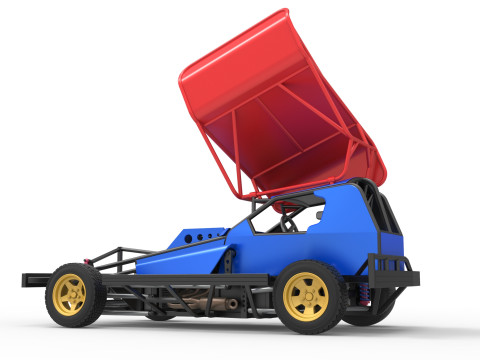BriSCA Formula 1 Stock Car for Dirt Scale 1 to 25 3D Принт Модель