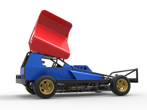 BriSCA Formula 1 Stock Car for Dirt Scale 1 to 25 3D Принт Модель