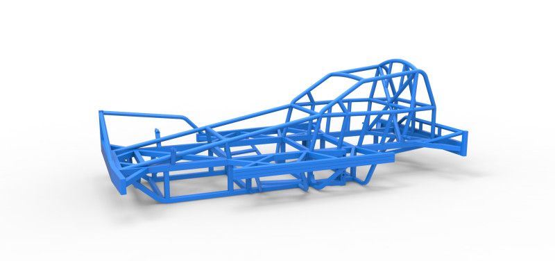 Frame of BriSCA Formula 1 Stock Car Scale 1 to 25 Modello di stampa 3D .c4d .max .obj .3ds .fbx .stl .blend 