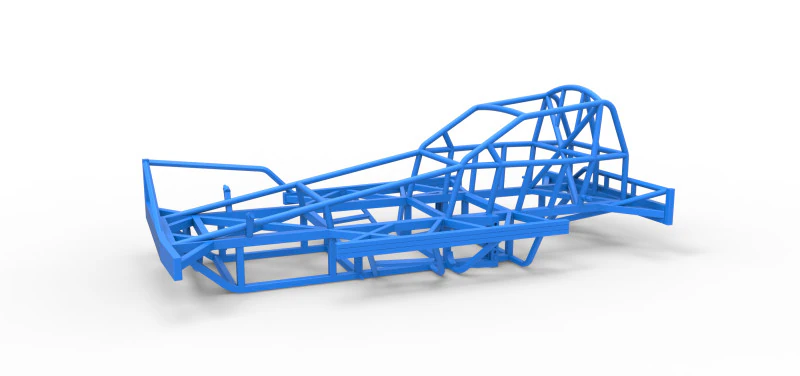 Frame of BriSCA Formula 1 Stock Car Scale 1 to 25 3D Print Model .c4d .max .obj .3ds .fbx .stl .blend 