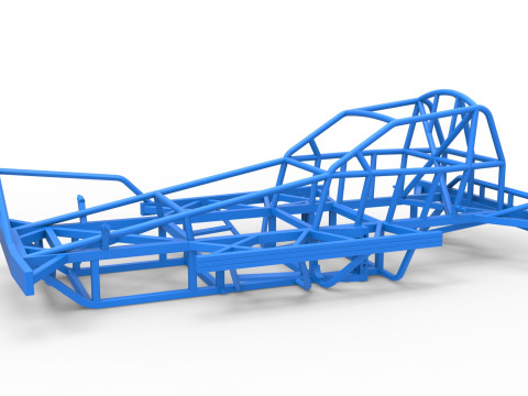 Frame of BriSCA Formula 1 Stock Car Scale 1 to 25 Model do druku 3D