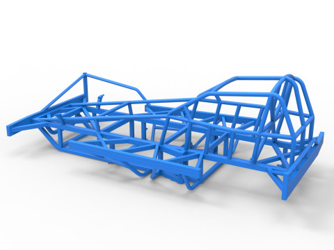 Frame of BriSCA Formula 1 Stock Car Scale 1 to 25 Modello di stampa 3D