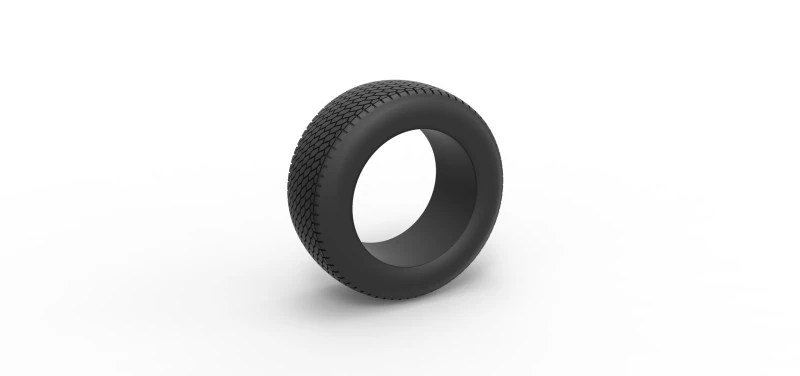 Tire of Dirt Modified stock car V7 Scale 1 to 25 3D Print Model .c4d .max .obj .3ds .fbx .stl .blend 