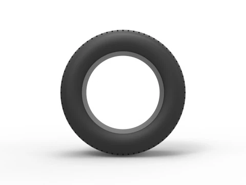 Tire of Dirt Modified stock car V7 Scale 1 to 25 3D Print Model