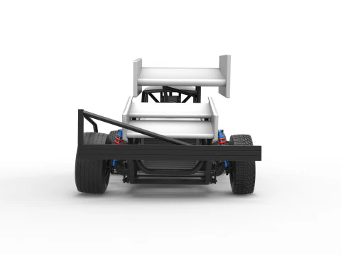 BriSCA Formula 1 Stock Car for Asphalt Scale 1 to 25 3D Print Model
