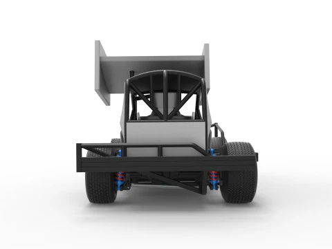 BriSCA Formula 1 Stock Car for Asphalt Scale 1 to 25 3D Print Model