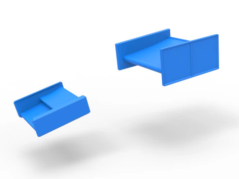 Vleugels van BriSCA Formule 1 stockwagen voor asfalt schaal 1 tot 25 3D printmodel