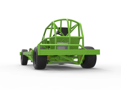 Base Stock Car BriSCA F&oacute;rmula 1 para Asfalto Escala 1 a 25 Modelo de Impressão 3D