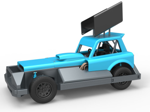 New Zealand Superstock car Version 3 Scale 1 to 25 3Dプリントモデル