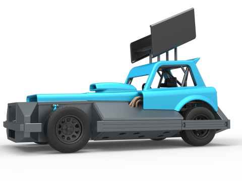 New Zealand Superstock car Version 3 Scale 1 to 25 3Dプリントモデル