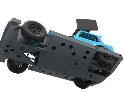 New Zealand Superstock car Version 3 Scale 1 to 25 3Dプリントモデル