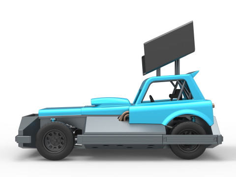 New Zealand Superstock car Version 3 Scale 1 to 25 3Dプリントモデル