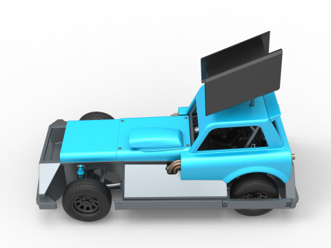 New Zealand Superstock car Version 3 Scale 1 to 25 3Dプリントモデル