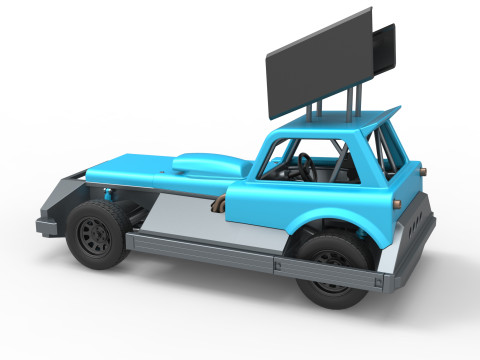 New Zealand Superstock car Version 3 Scale 1 to 25 3Dプリントモデル