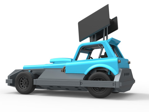 New Zealand Superstock car Version 3 Scale 1 to 25 3Dプリントモデル