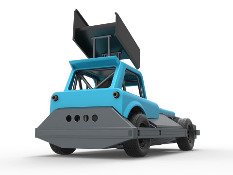 New Zealand Superstock car Version 3 Scale 1 to 25 3Dプリントモデル