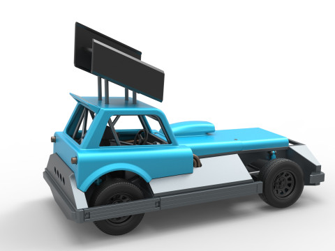 New Zealand Superstock car Version 3 Scale 1 to 25 3Dプリントモデル
