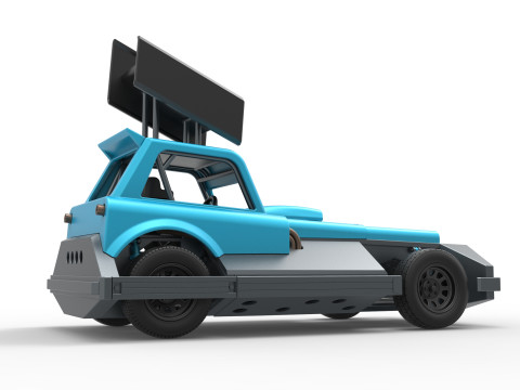 New Zealand Superstock car Version 3 Scale 1 to 25 3Dプリントモデル