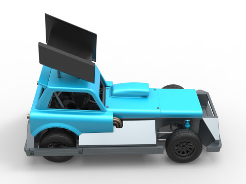 New Zealand Superstock car Version 3 Scale 1 to 25 3Dプリントモデル