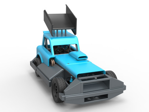 New Zealand Superstock car Version 3 Scale 1 to 25 3Dプリントモデル